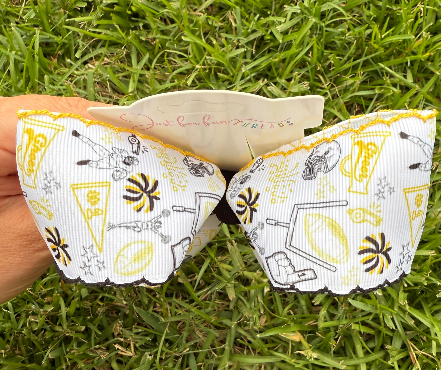 Stadium Style Moonstitch Hair Bows