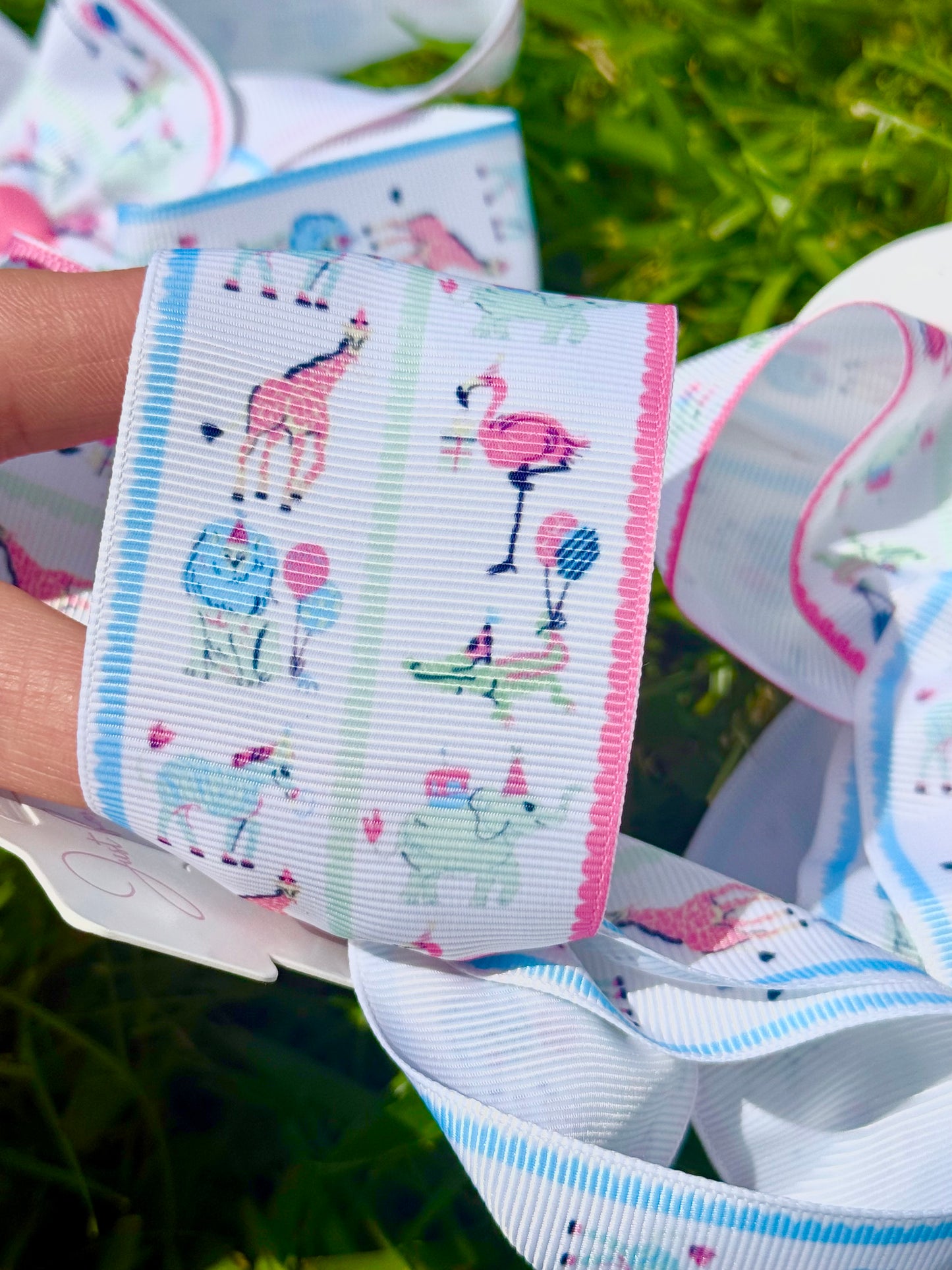 Safari Birthday Bow