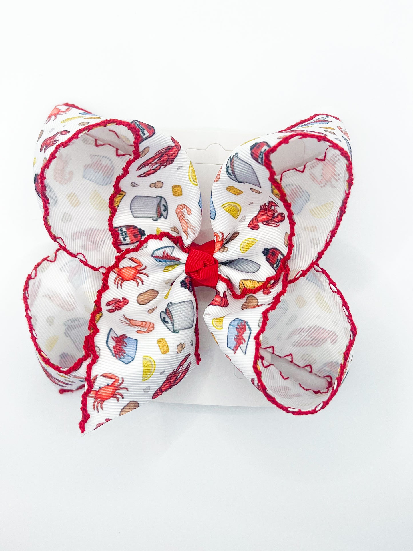 Seafood Boil Hair Bow