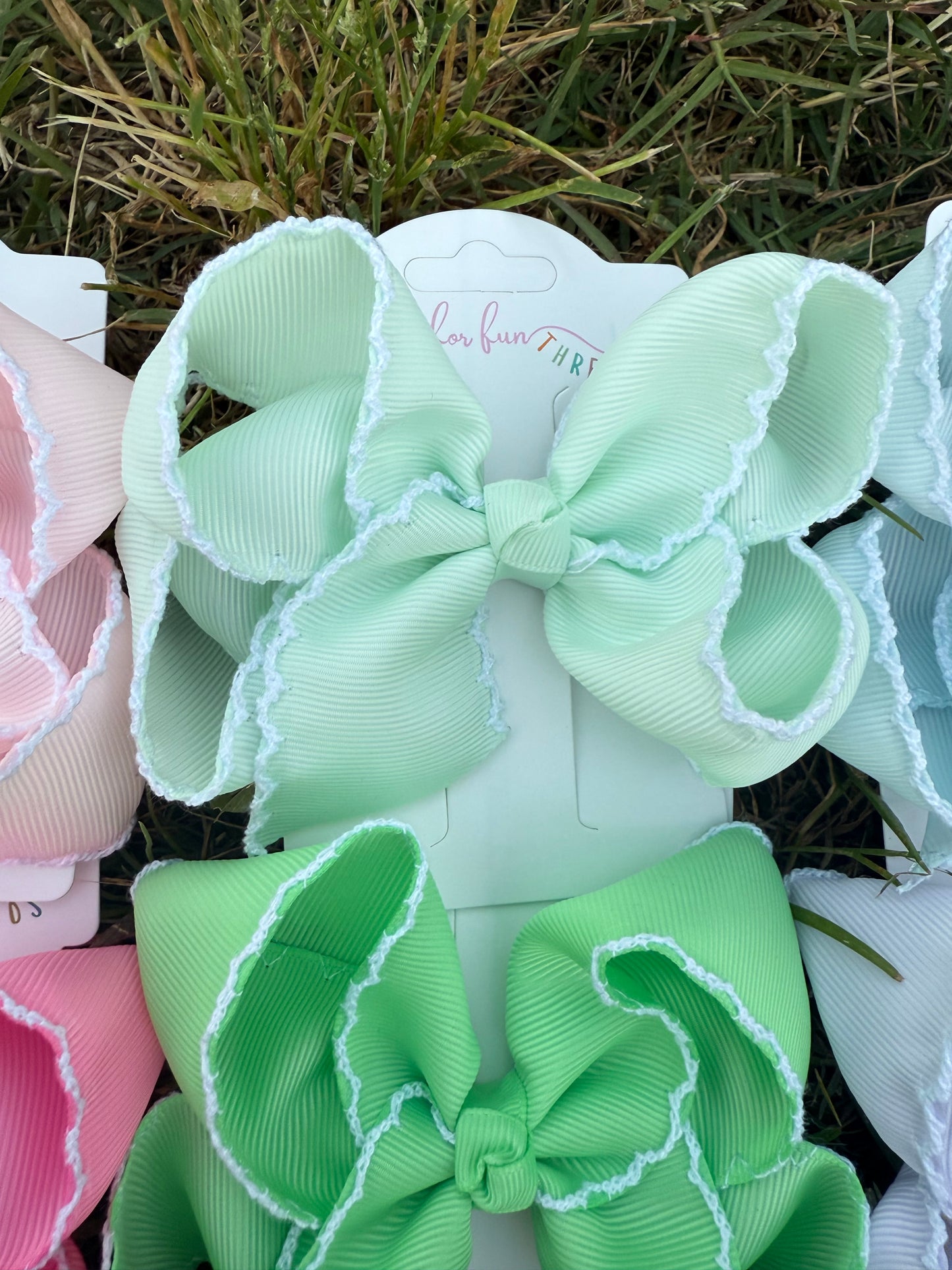 Teeny-Tiny Fun Solid Hair Bows (3in)