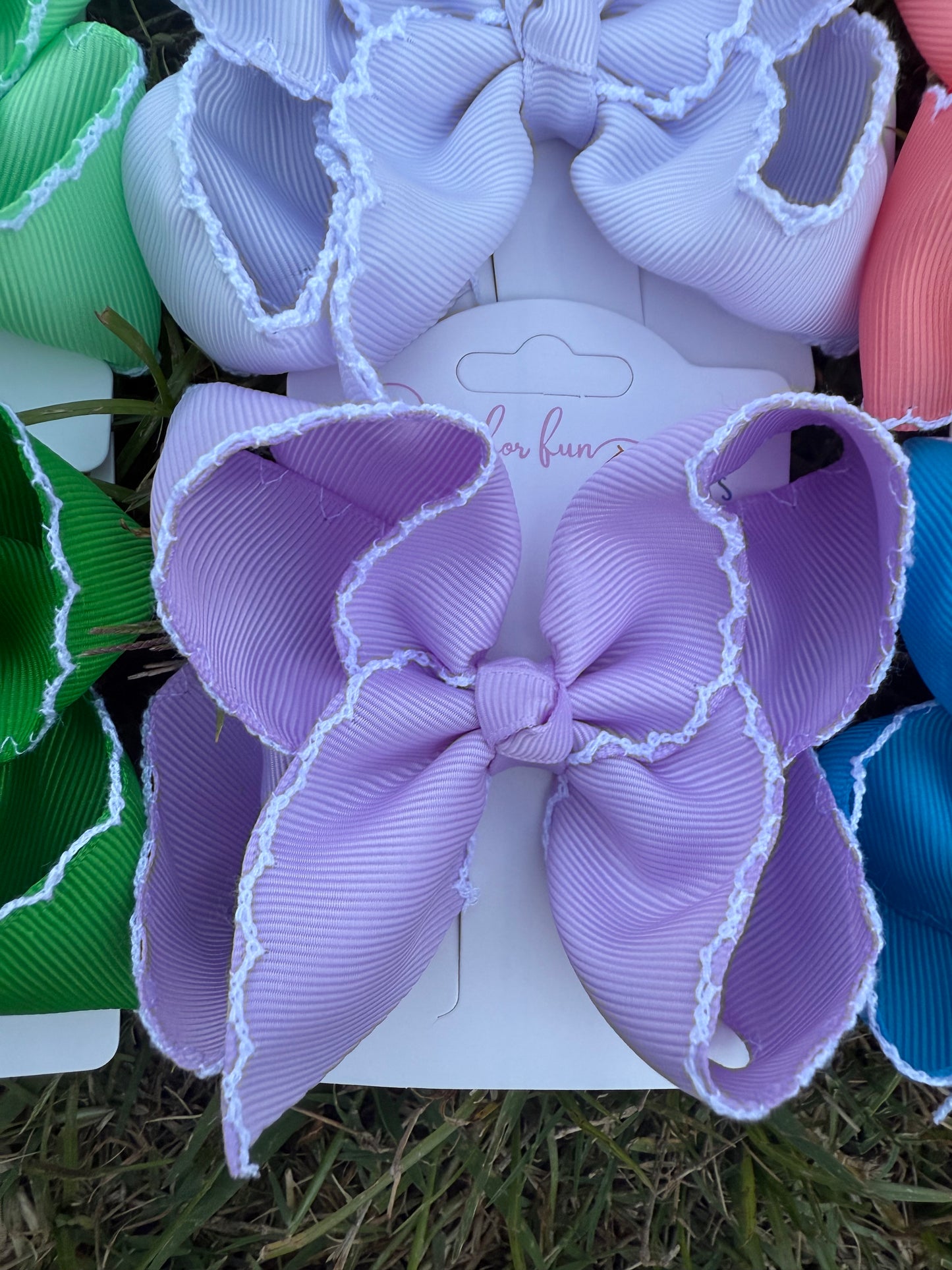 Teeny-Tiny Fun Solid Hair Bows (3in)