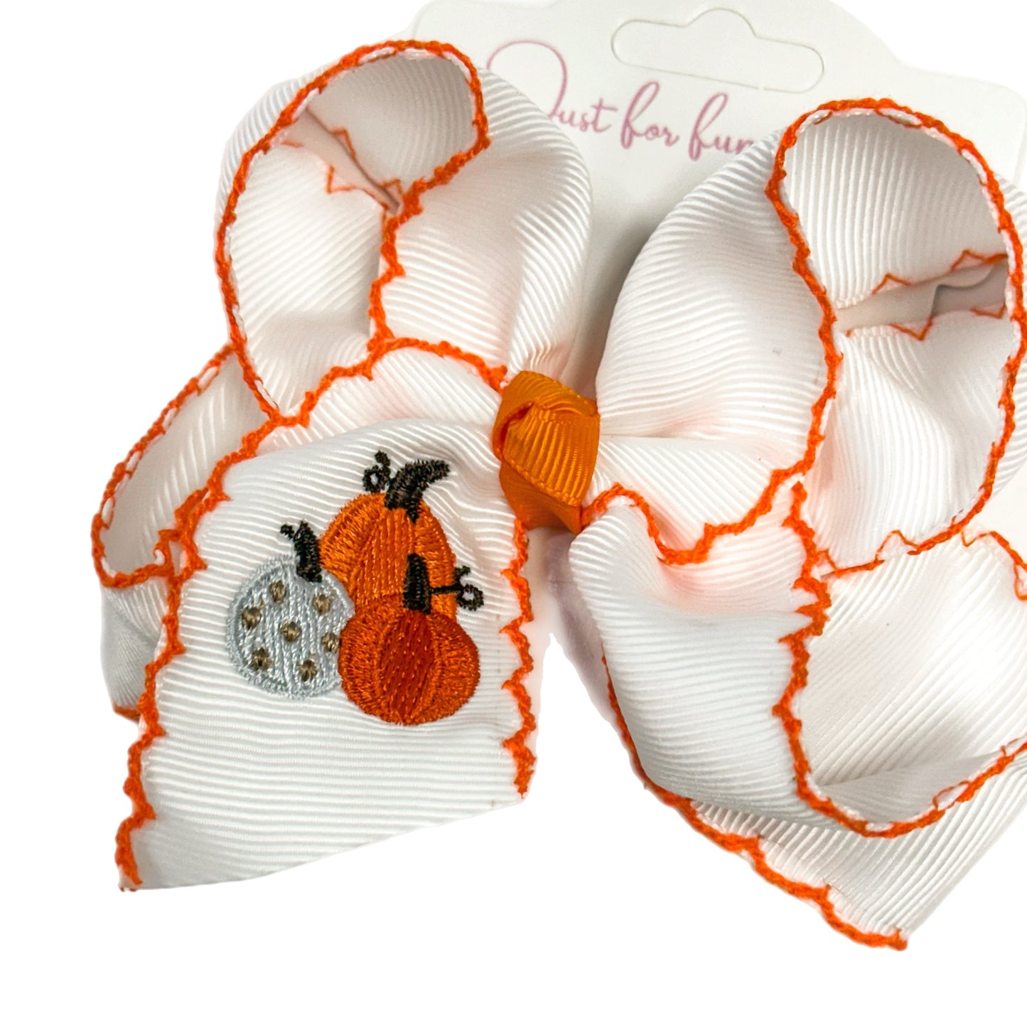 Pumpkin Trio Hair Bow