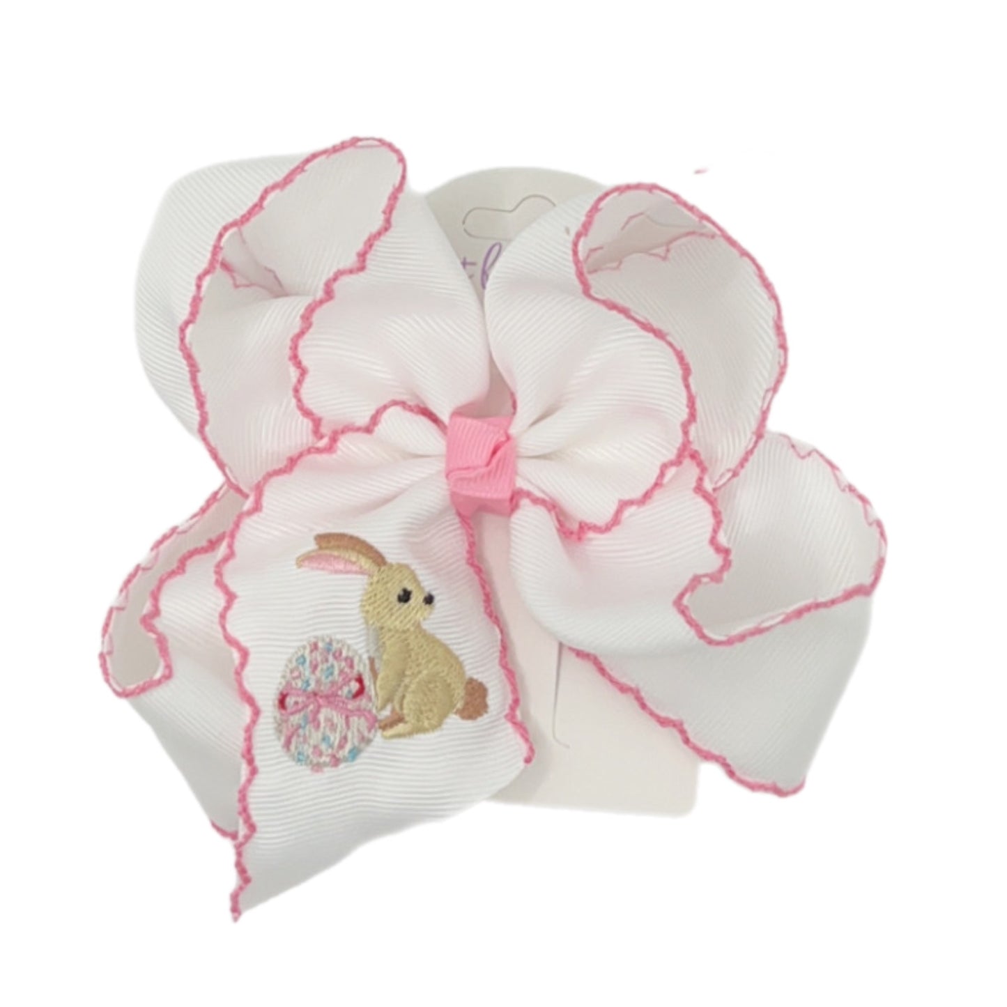 Easter Egg & Bunny Hair Bow