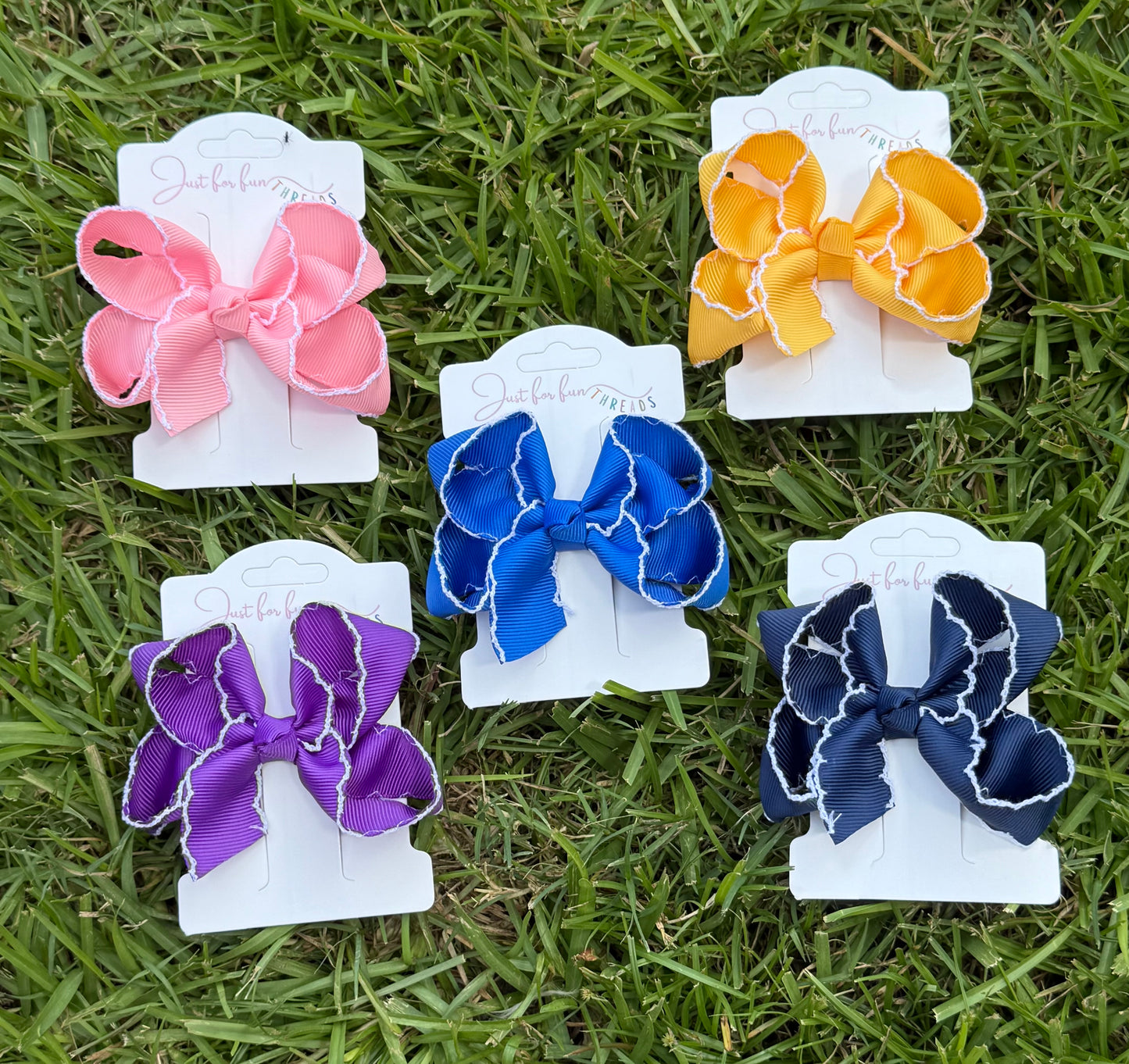 Teeny-Tiny Fun Solid Hair Bows (3in)