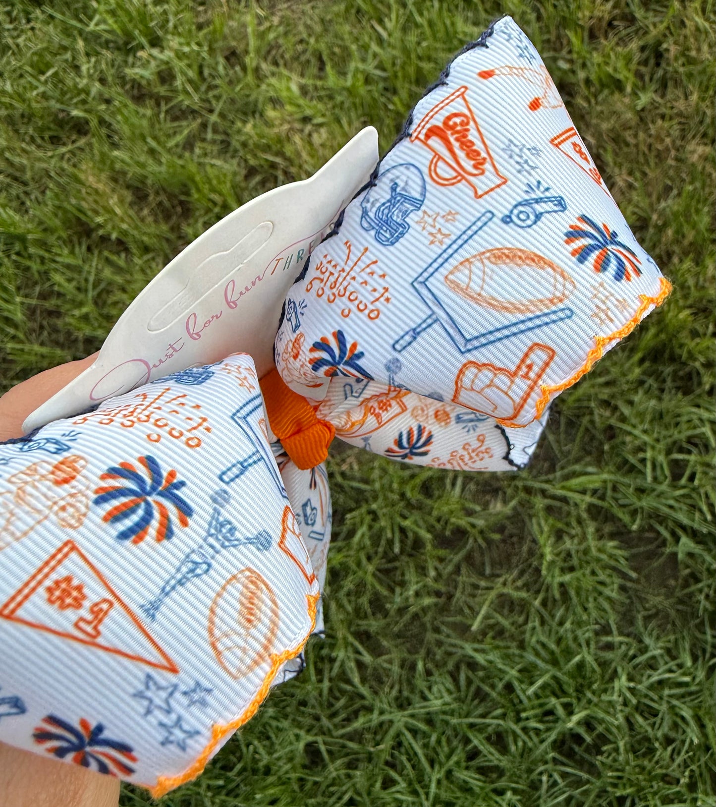 Stadium Style Moonstitch Hair Bows