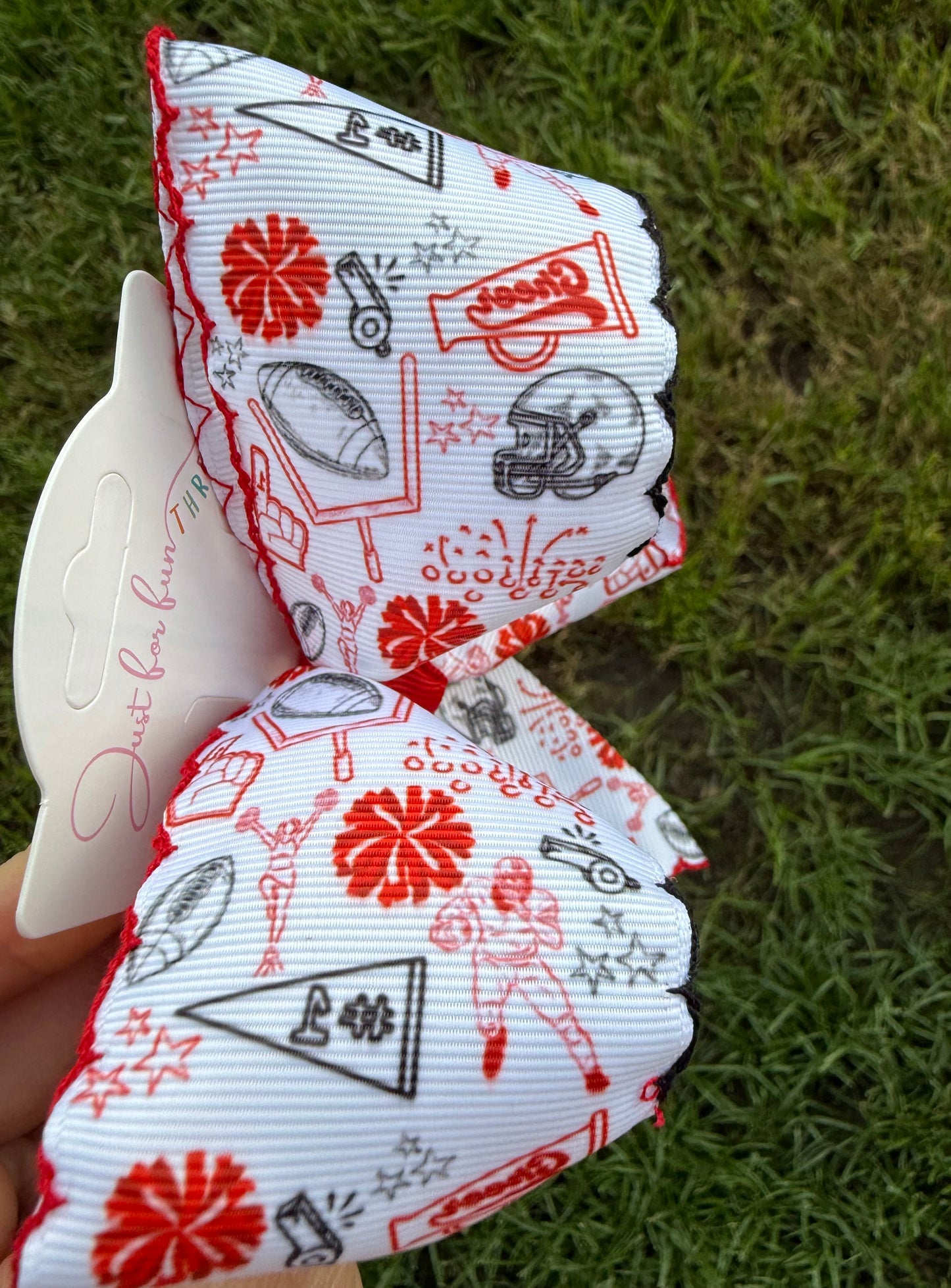 Stadium Style Moonstitch Hair Bows