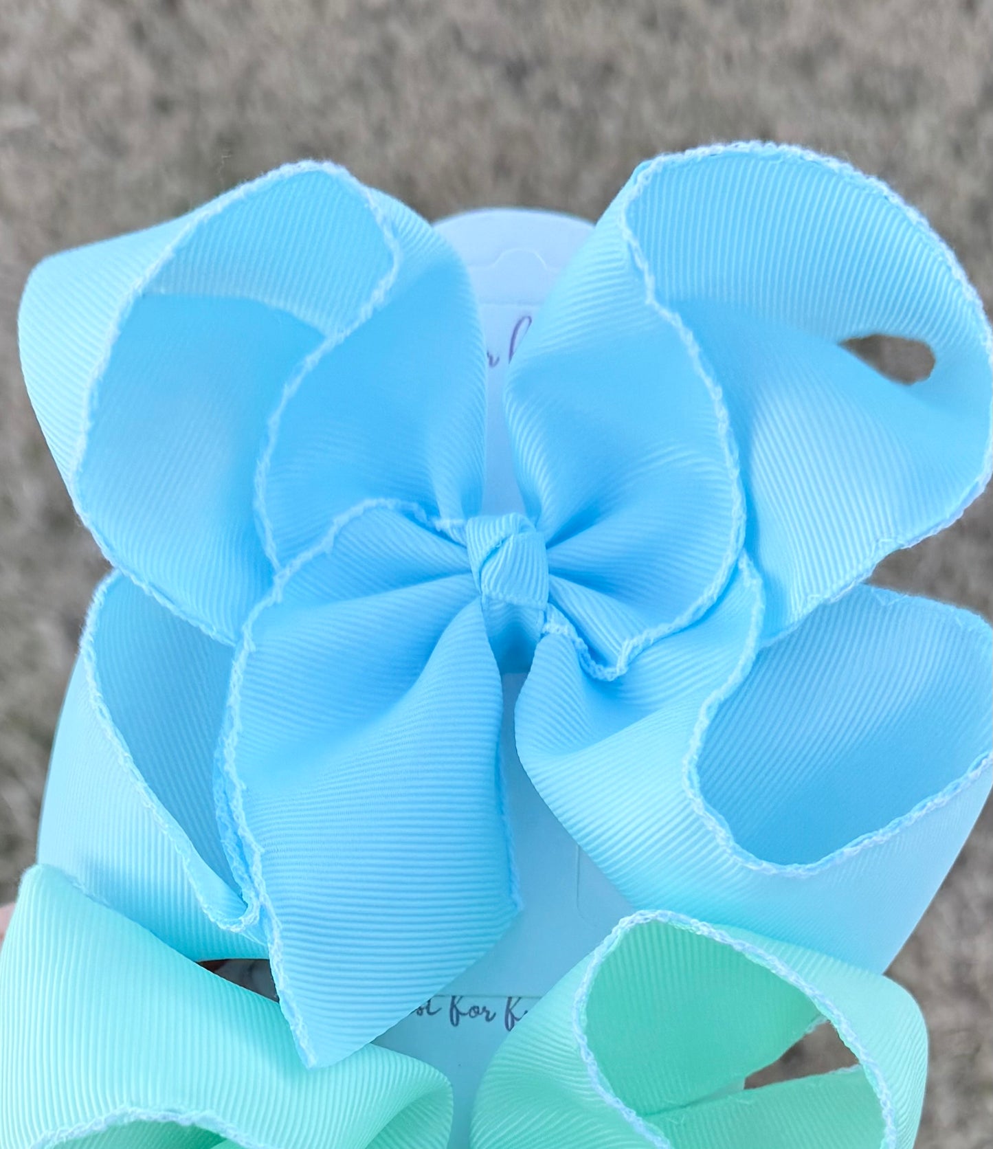 Fun Size Moonstitch Hair Bows (5in)