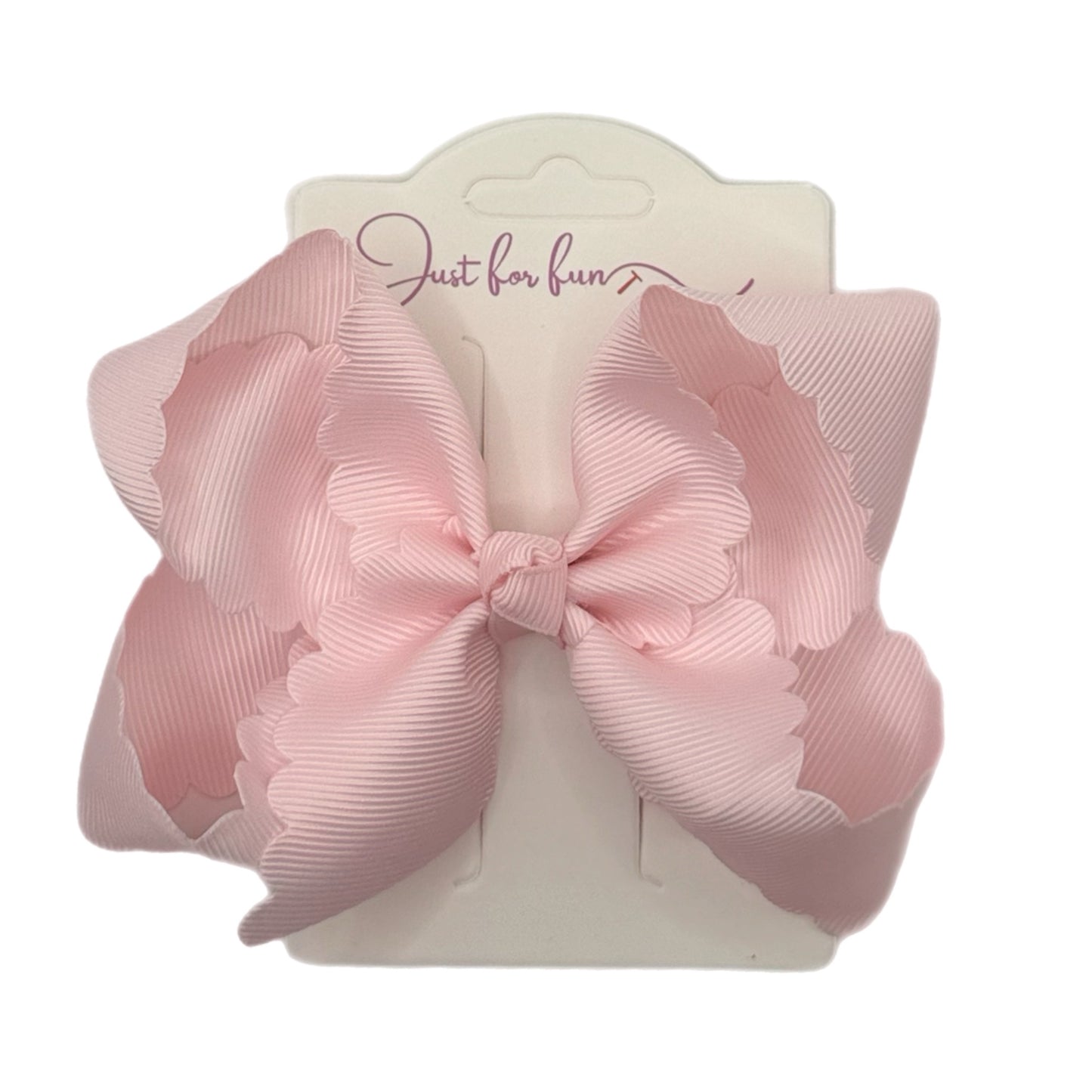 Scallop Edge Hair Bows