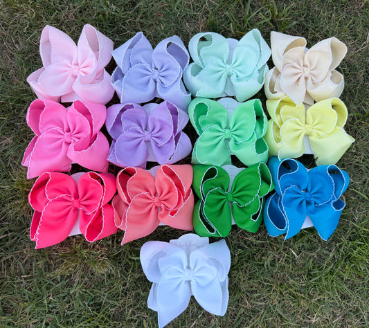 Fun Size Solid Hair Bows (5in)