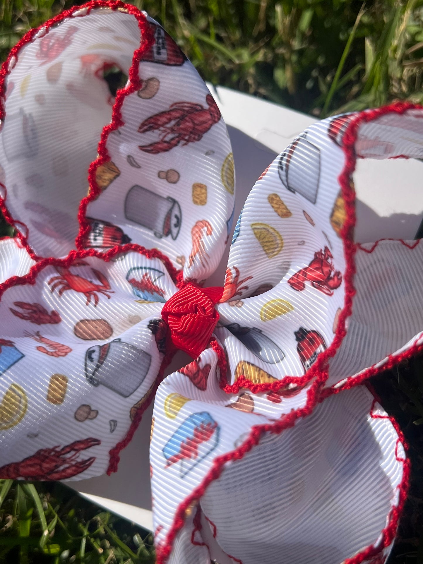Seafood Boil Hair Bow