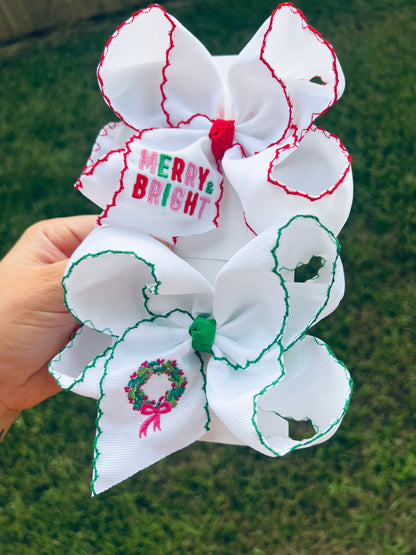 Merry & Bright Hair Bow