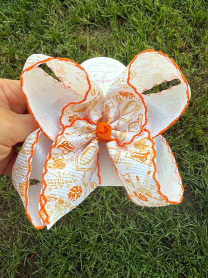 Stadium Style Moonstitch Hair Bows