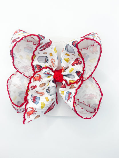 Seafood Boil Hair Bow