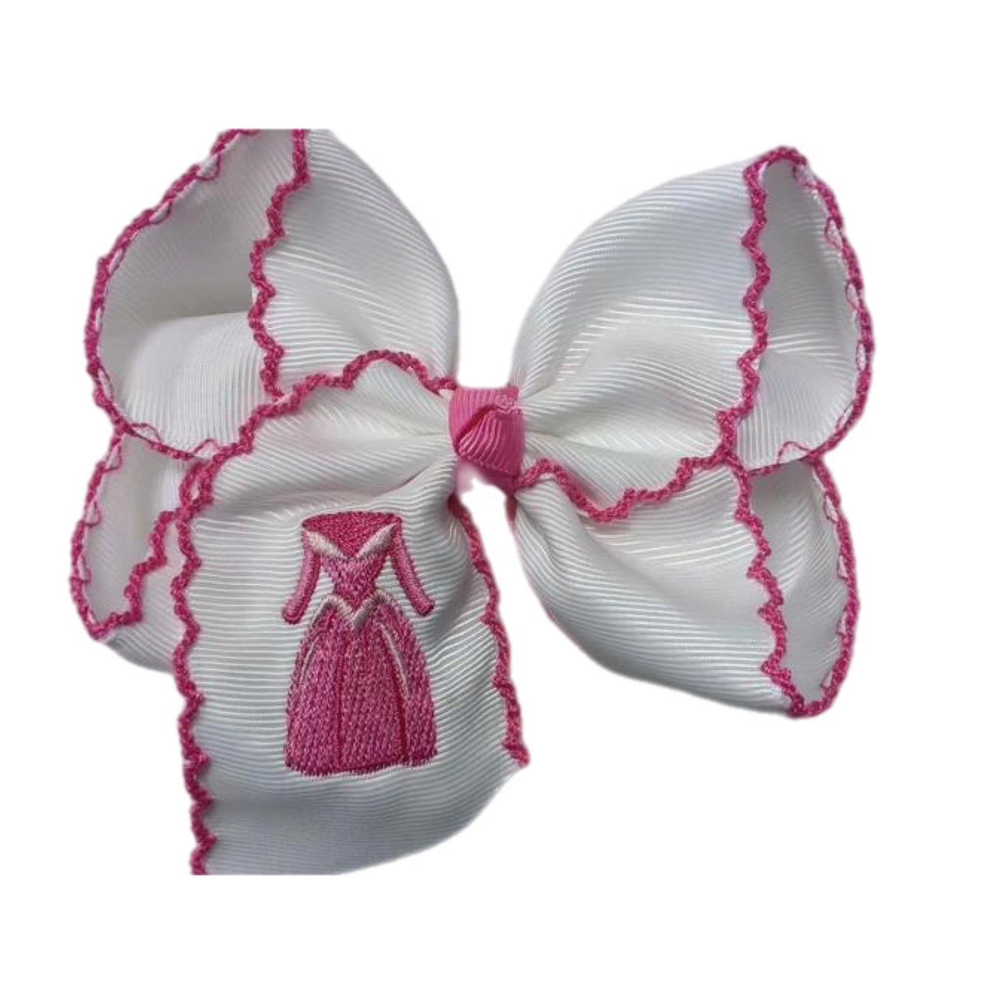 Aurora Dress Embroidered Hair Bow