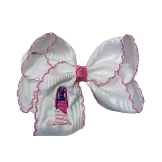 Mulan Dress Embroidered Hair Bow