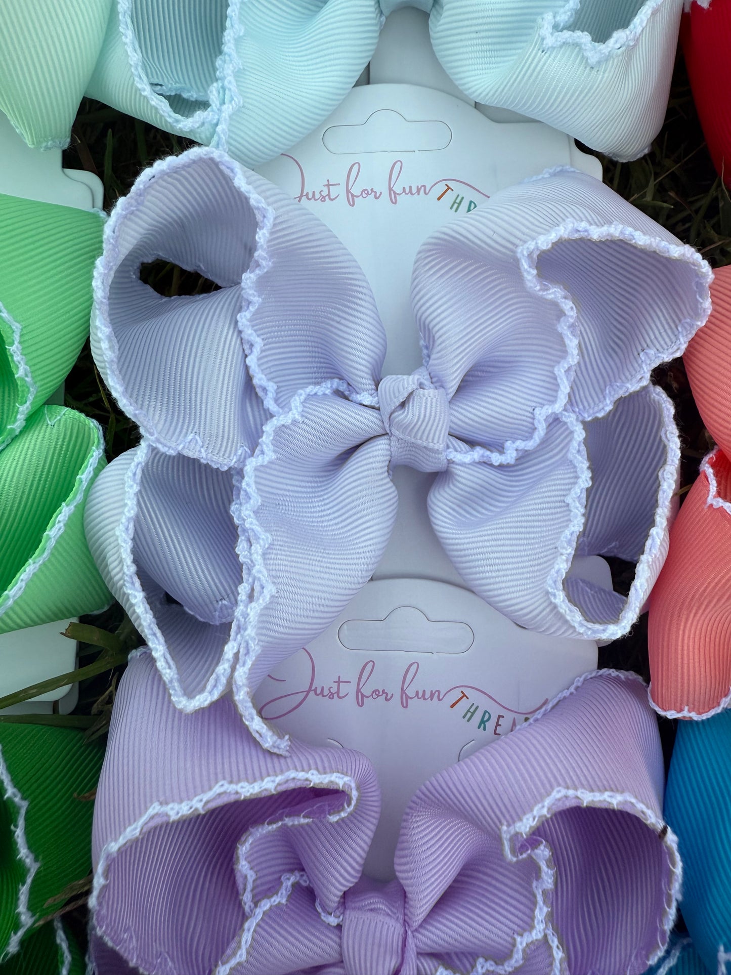 Tiny Fun Solid Hair Bows (4in)