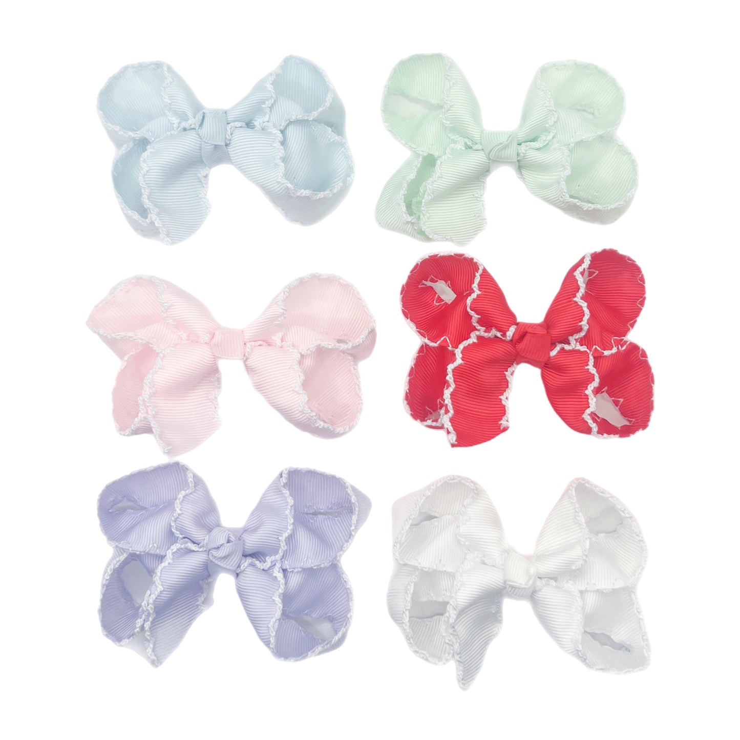 Tiny Fun Solid Hair Bows (4in)