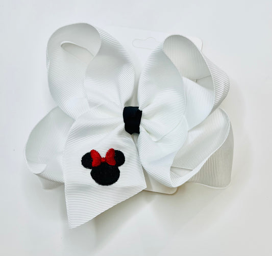 Mouse with Bow Hair Bow