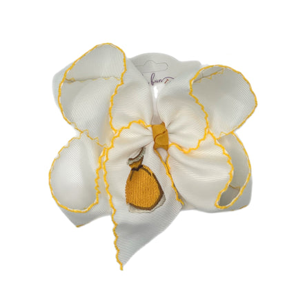 Pocahontas Dress Embroidered Hair Bow