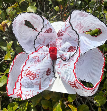 Stadium Style Moonstitch Hair Bows