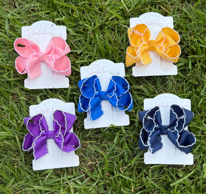 Teeny-Tiny Fun Solid Hair Bows (3in)