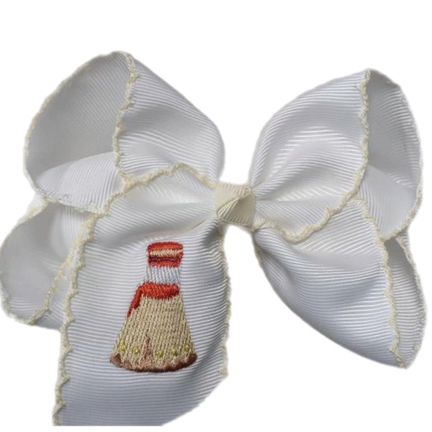 Moana Dress Embroidered Hair Bow