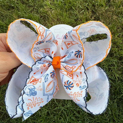 Stadium Style Moonstitch Hair Bows