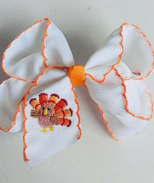 Traditional Turkey Hair Bow