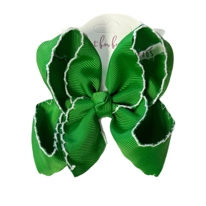 Tiny Fun Moonstitch Hair Bows (4in)