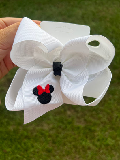 Mouse with Bow Hair Bow