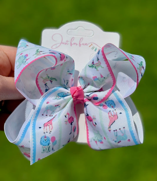 Safari Birthday Bow
