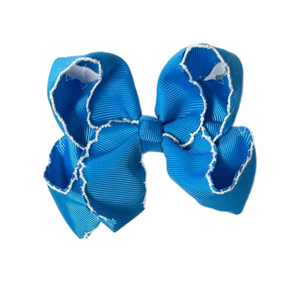 Tiny Fun Moonstitch Hair Bows (4in)