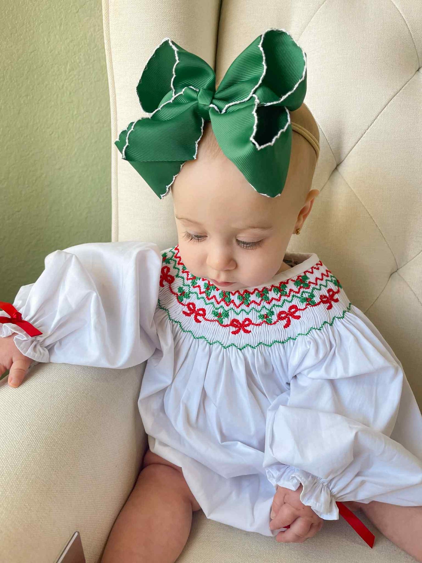 Fun Size Moonstitch Hair Bows (5in)