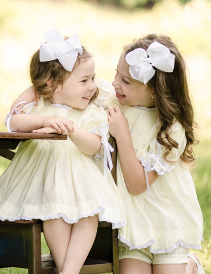 Fun Size Moonstitch Hair Bows (5in)